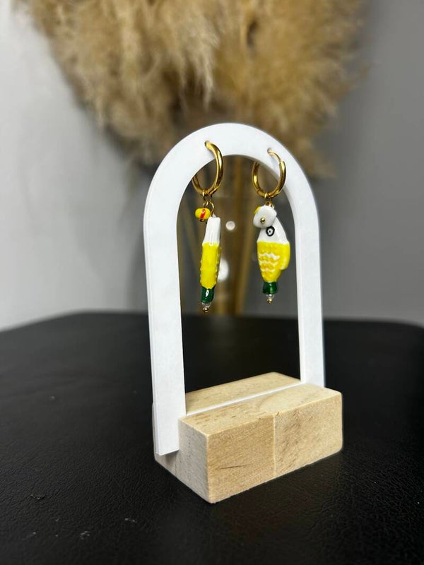 PENDIENTES PEZ AMARILLO