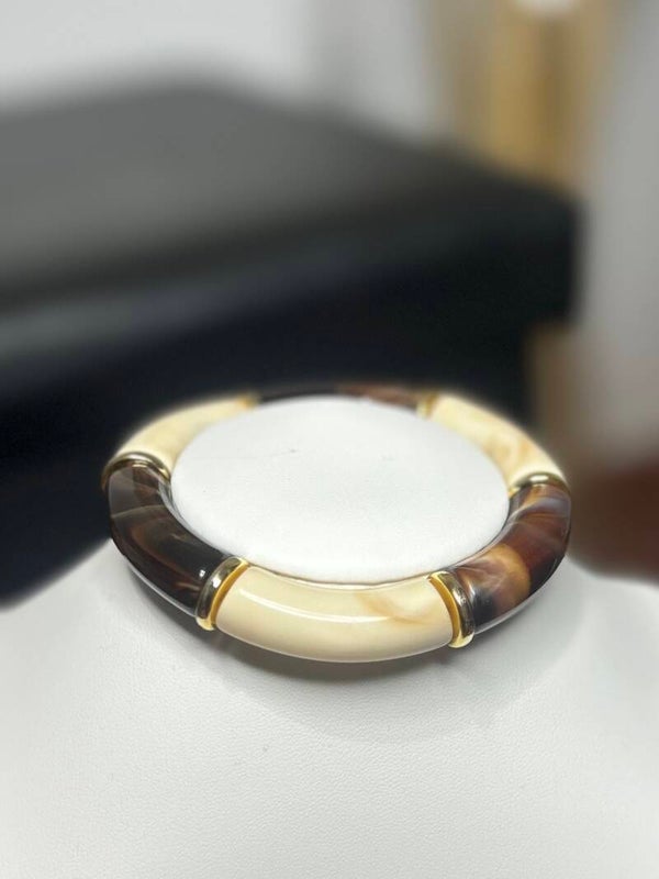 PULSERA NÁCAR BICOLOR