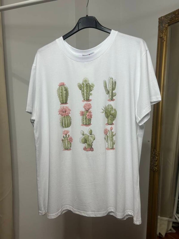 BLUSA CACTUS ROSA