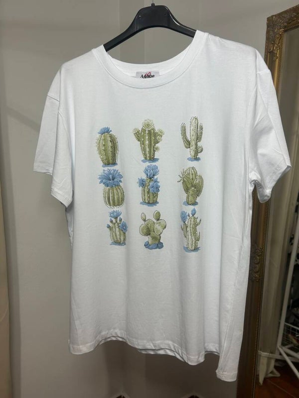 BLUSA CACTUS AZUL