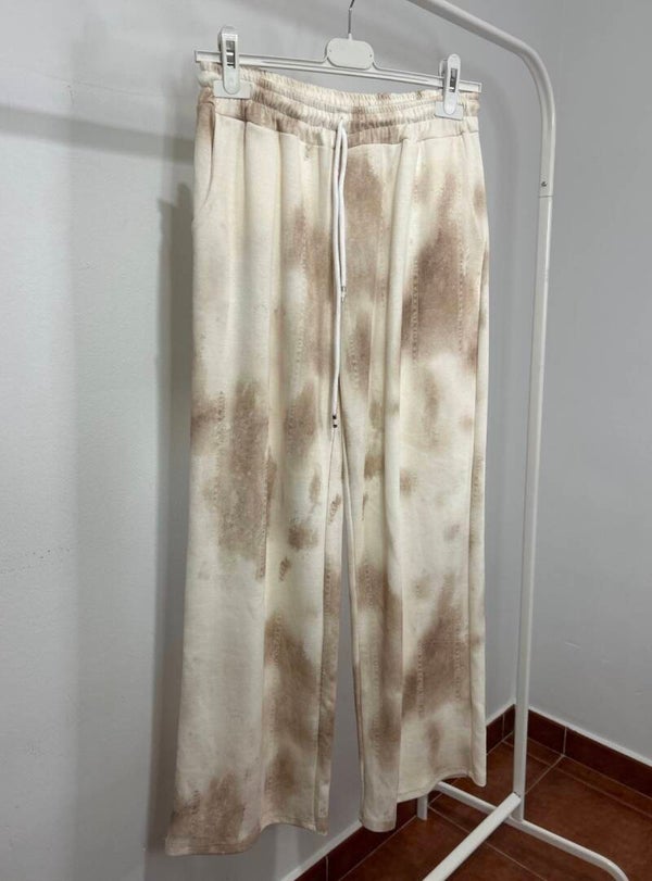 PANTALÓN TIE DYE MARRÓN