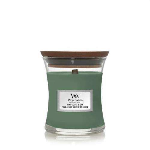 WoodWick - Mint Leaves & Oak Mini Candle