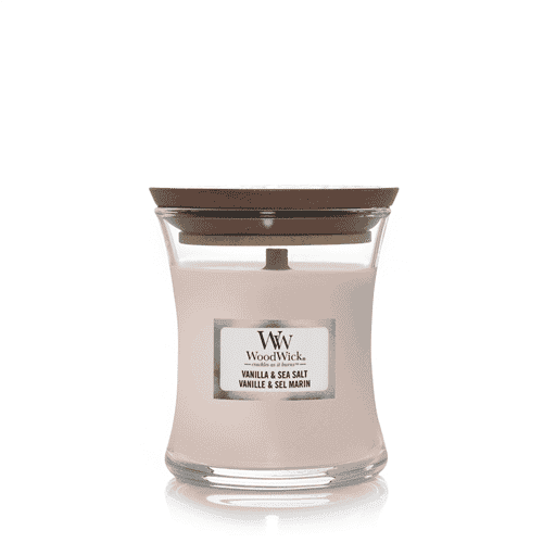 WoodWick - Vanilla & Sea Salt Mini Candle