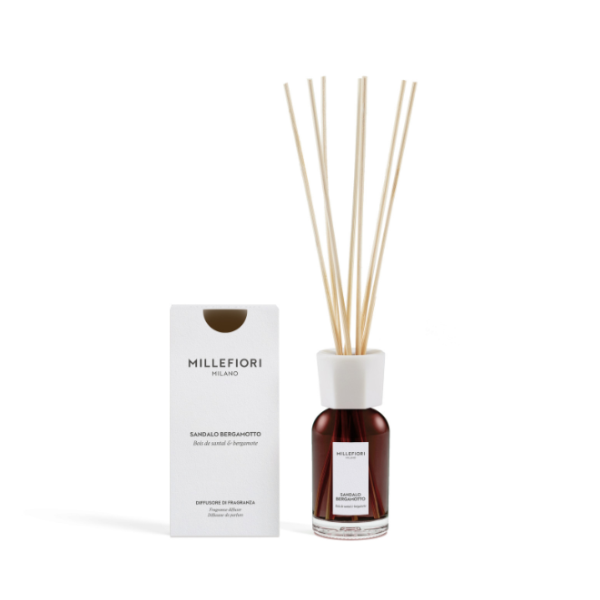 Millefiori Milano Sandalo Bergamotto Geurstokjes 100 ml