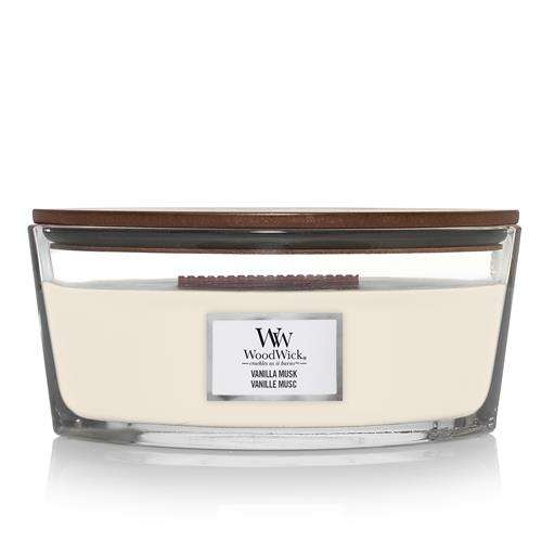WoodWick - Vanilla Musk Ellipse Candle