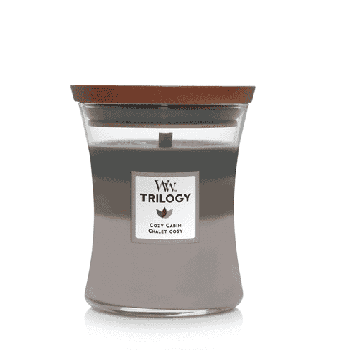 WoodWick - Cosy Cabin Trilogy Medium Candle