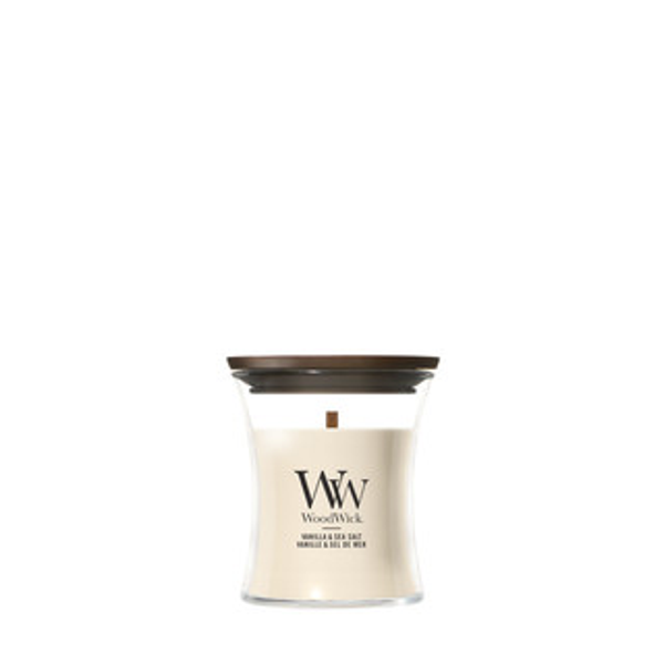 WoodWick - Vanilla & Sea Salt Mini Candle