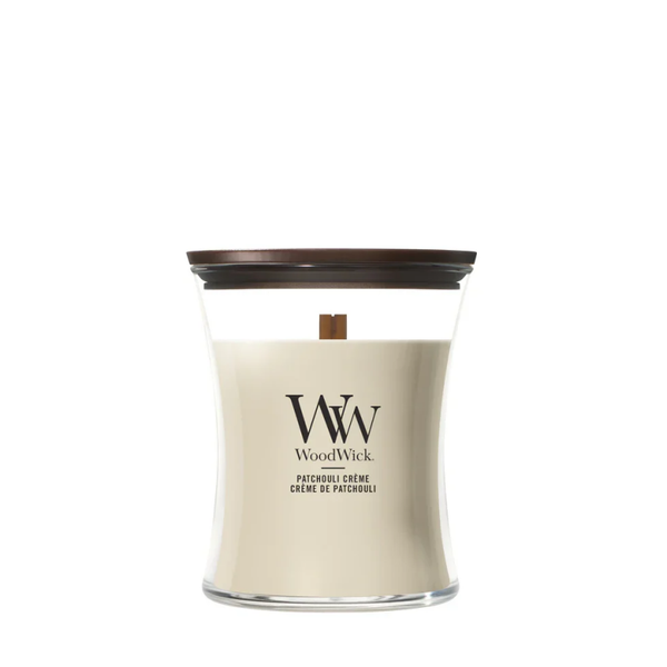 WoodWick - Patchouli Creme - Medium Geurkaars
