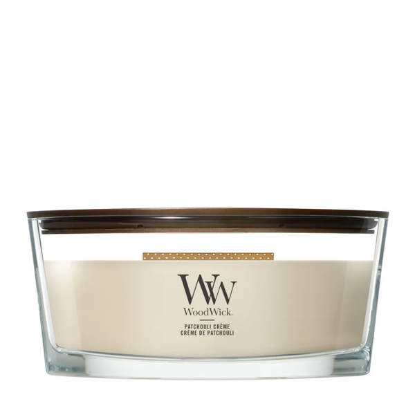 WoodWick - Patchouli Creme - Ellipse Geurkaars