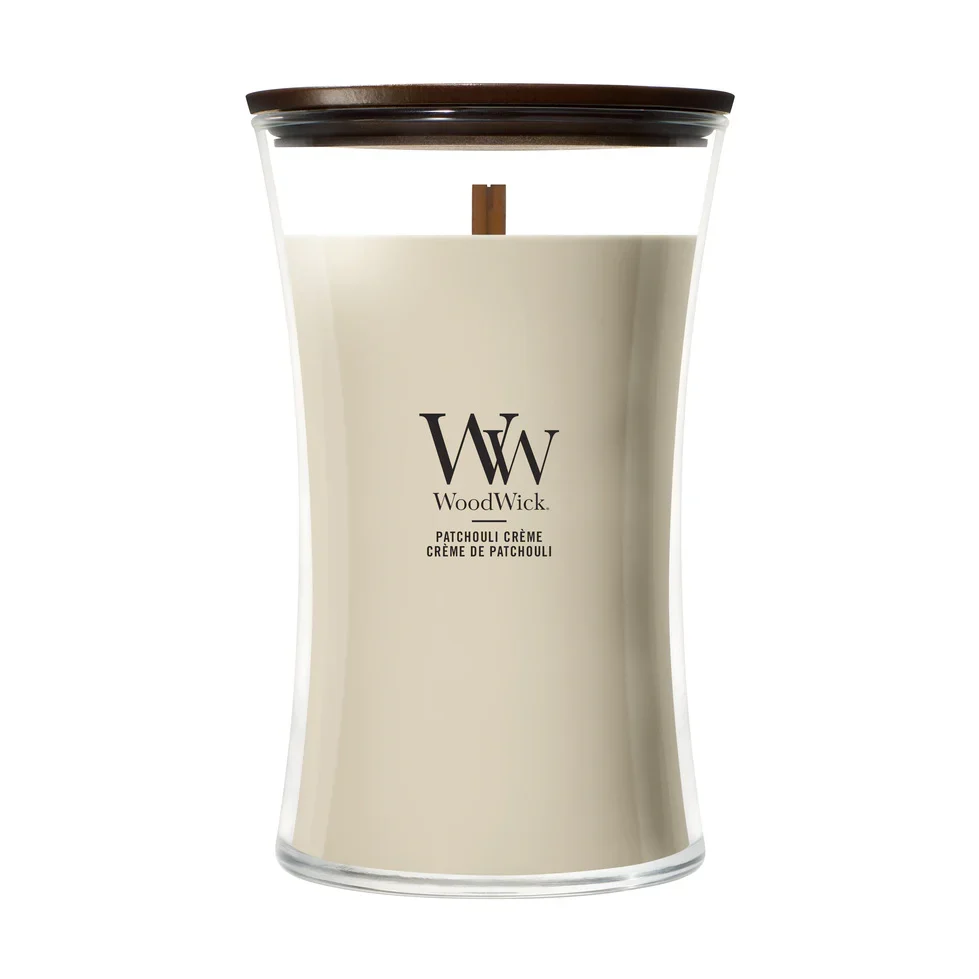WoodWick - Patchouli Creme - Large Geurkaars