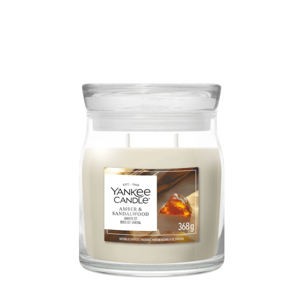 Yankee Candle - Amber & Sandalwood - Medium Jar