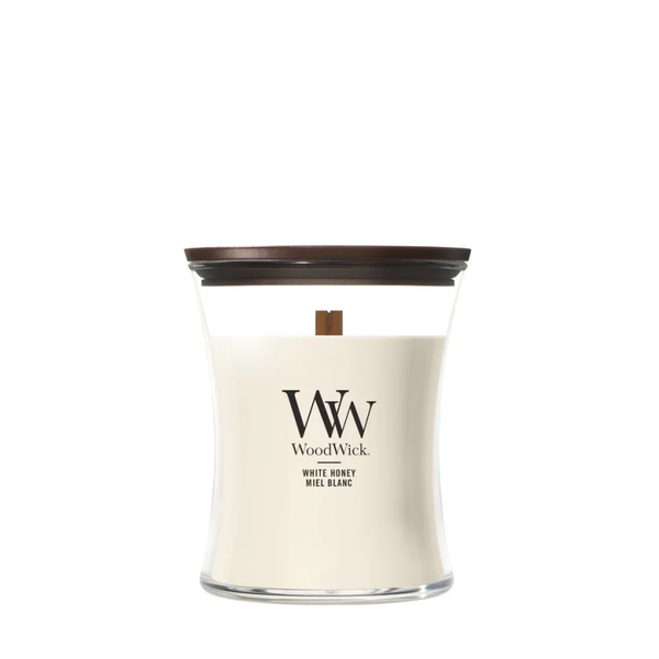WoodWick - White Honey - Medium Geurkaars