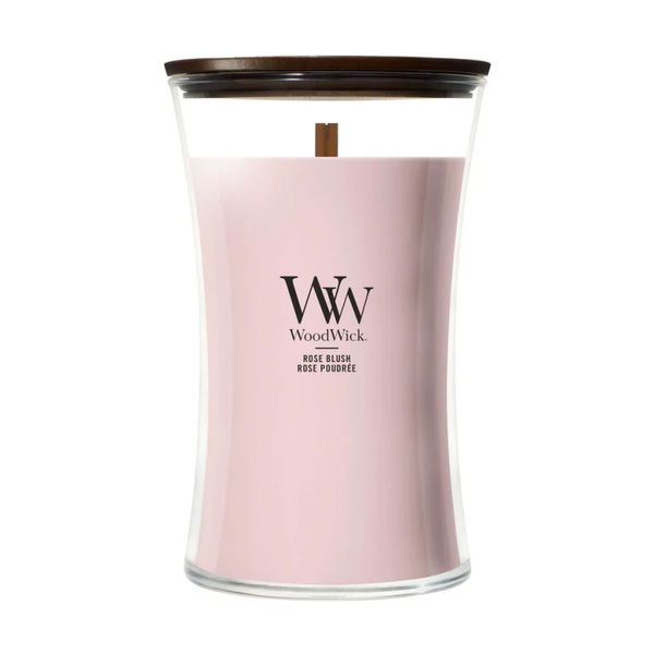 WoodWick - Rose Blush - Large Geurkaars