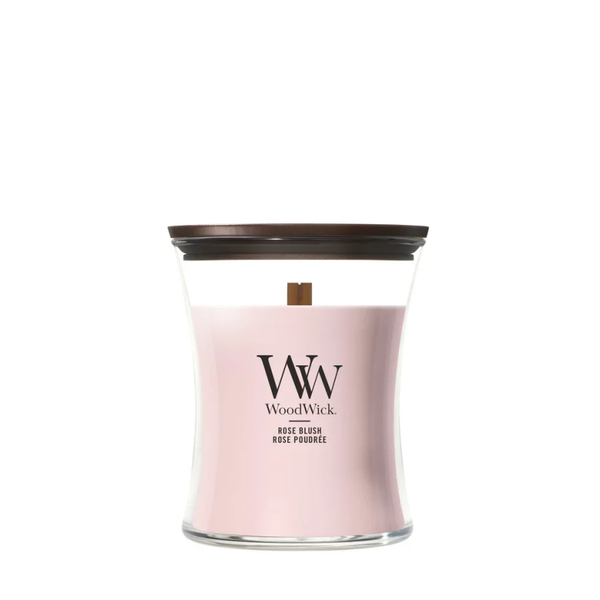 WoodWick - Rose Blush - Medium Geurkaars