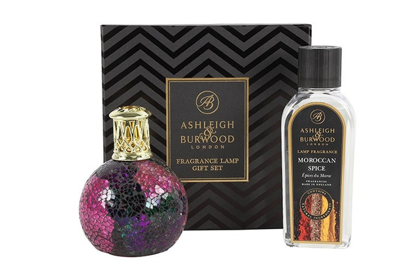 Ashleigh & Burwood Geurlamp cadeauset - Magenta Crush + Morrocan Spice