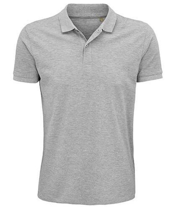 Polo Shirt Men 170g/m2  Grey Melange