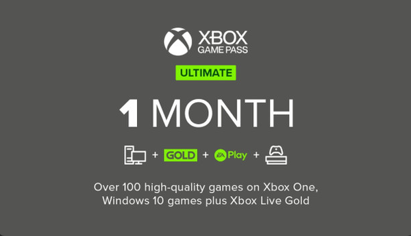 Instant Gaming 1 Monat Xbox Gamepass Ultimate
