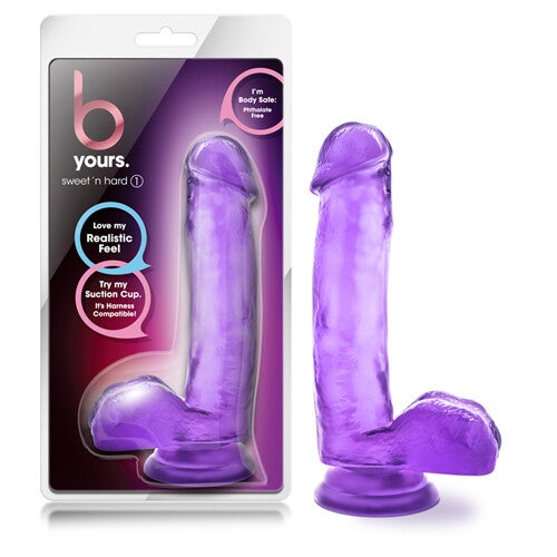B Yours Sweet 'N Hard Realistische Dildo - Paars