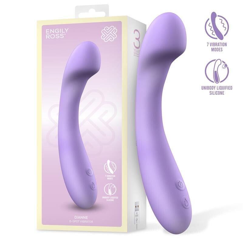 Dianne Vloeibare siliconen Flexibele G-Spot vibrator - Engily ross