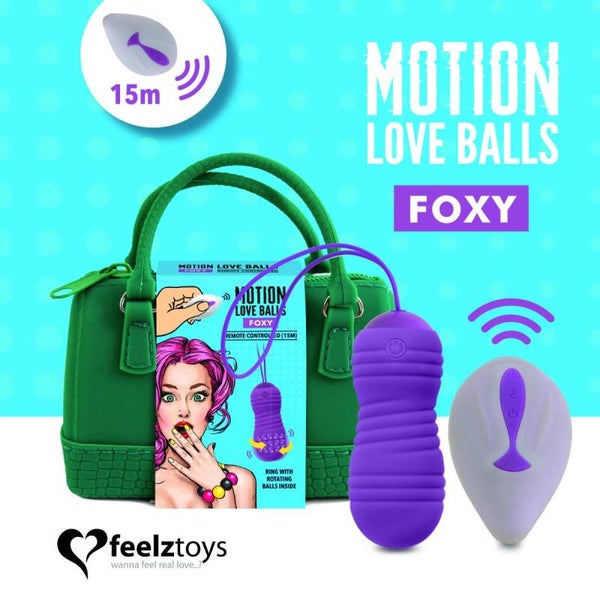 FeelzToys Foxy Motion Love Balls – Remote Controlled