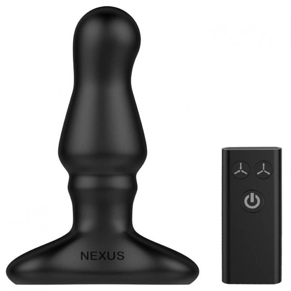 Nexus Bolster Vibrerende en Opblaasbare Prostaat Plug Ø 46 mm