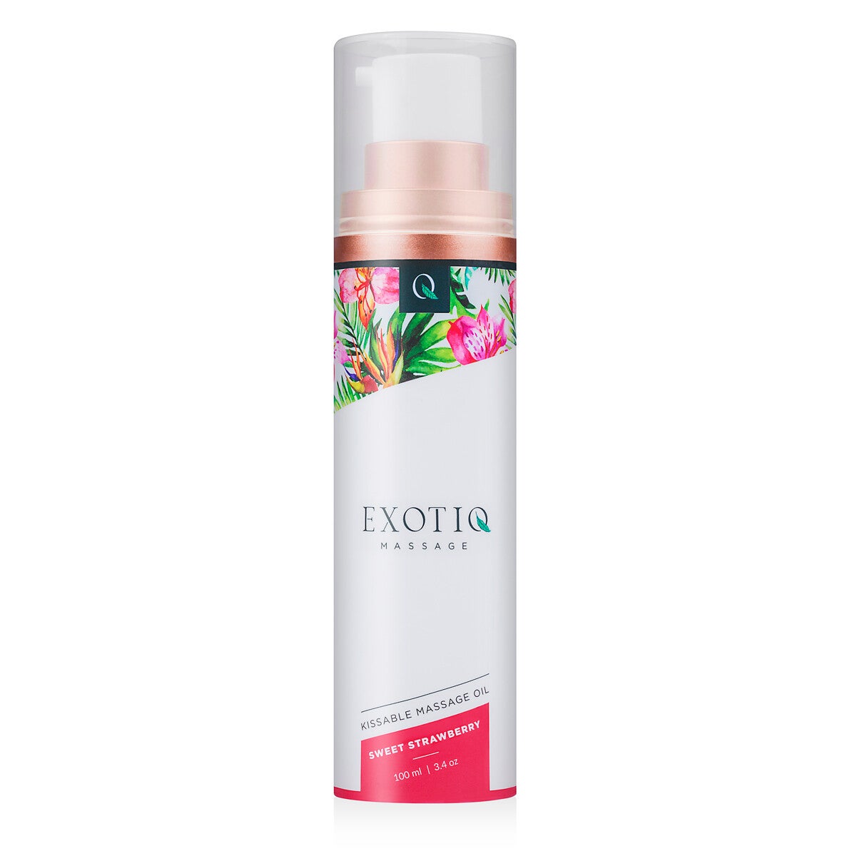 Massageolie Sweet Strawberry - 100 ml - Exotiq