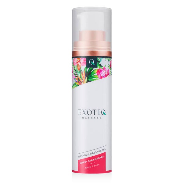 Massageolie Sweet Strawberry - 100 ml - Exotiq