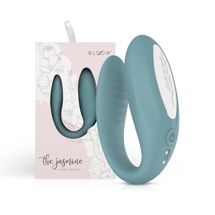 The Jasmine C-vormige Vibrator - Groen - Bloom