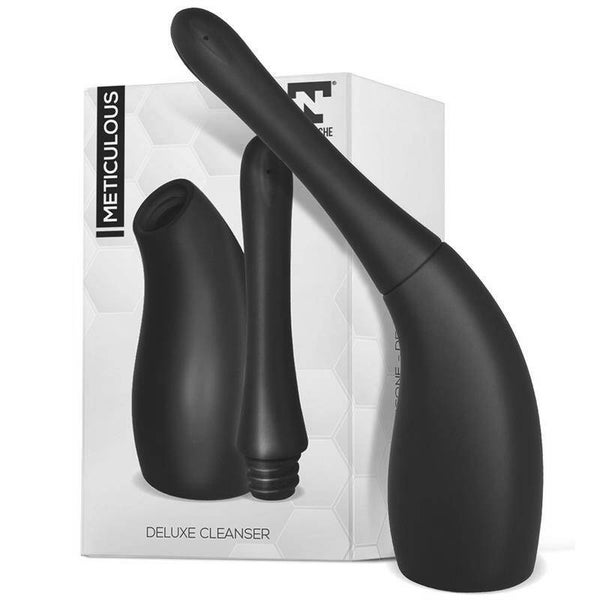 Deluxe Anale Douche Siliconen Zwart