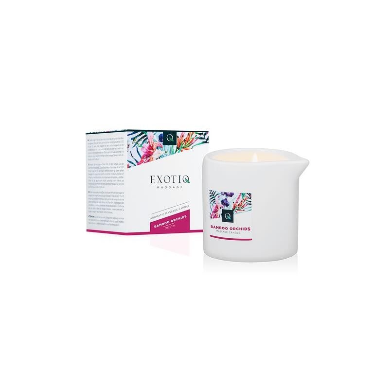 Massagekaars Bamboe Orchideeën - 200g - Exotiq