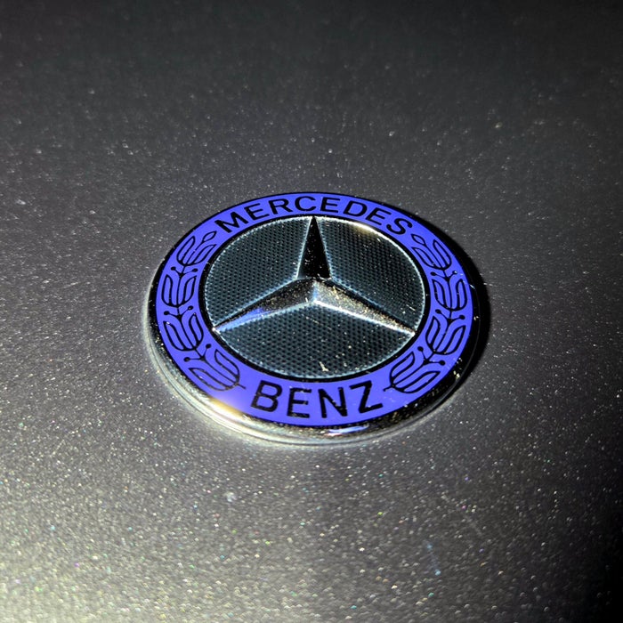 Mercedes badge, polished, Comox Valley