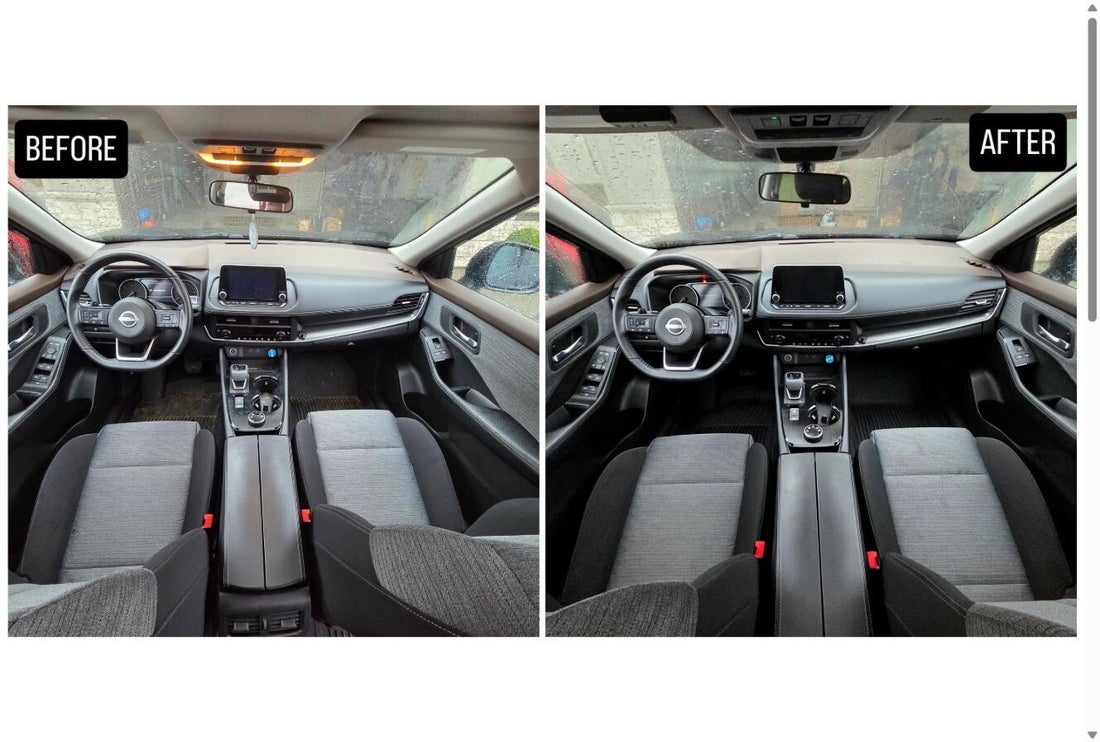 Nissan Rogue before and after