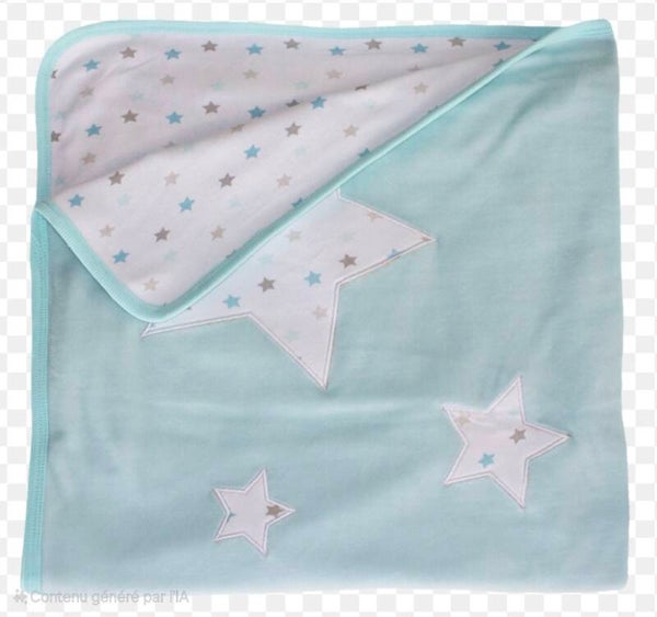 Couverture naissance ETOILE - bleu