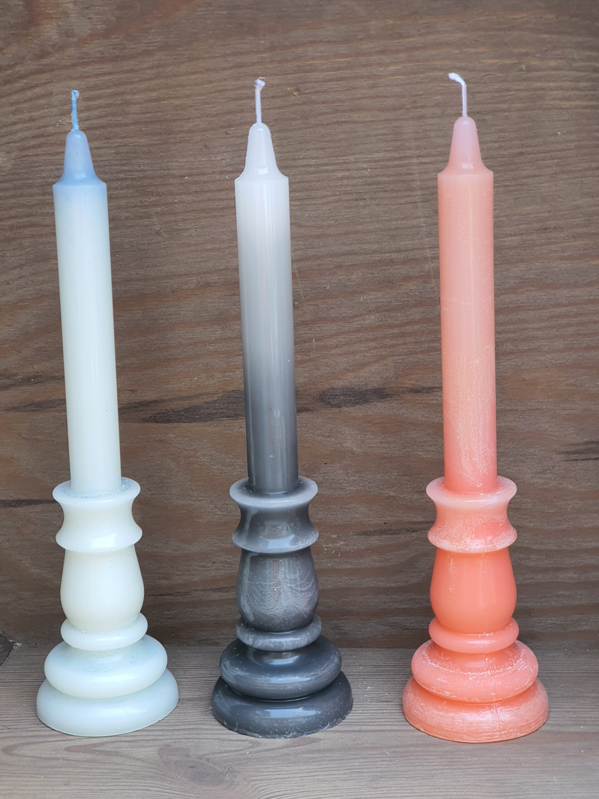 Kandelaar kaars Tweekleur