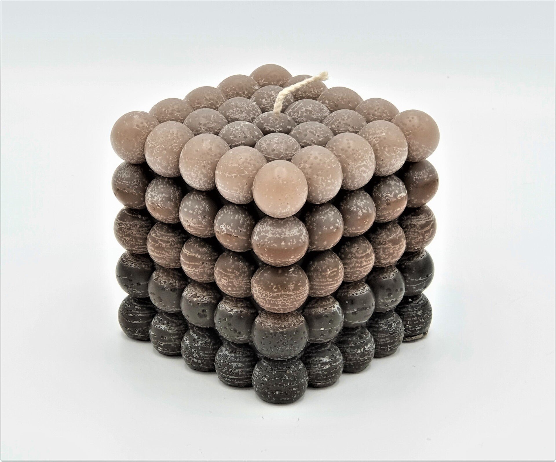 Bolletjes Kaars Vierkant Blok