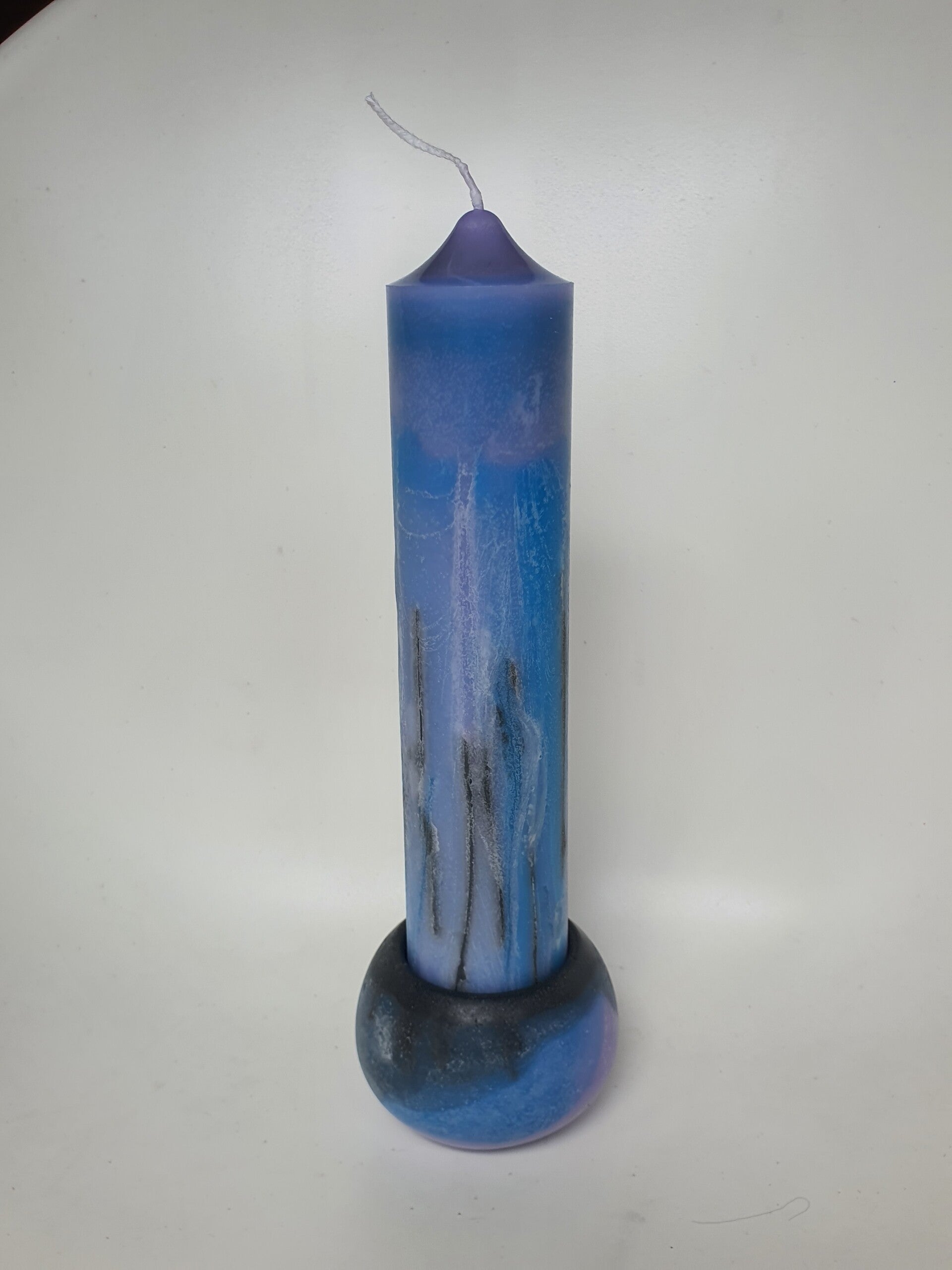 Gladde kaars + Kandelaar Bol Droom