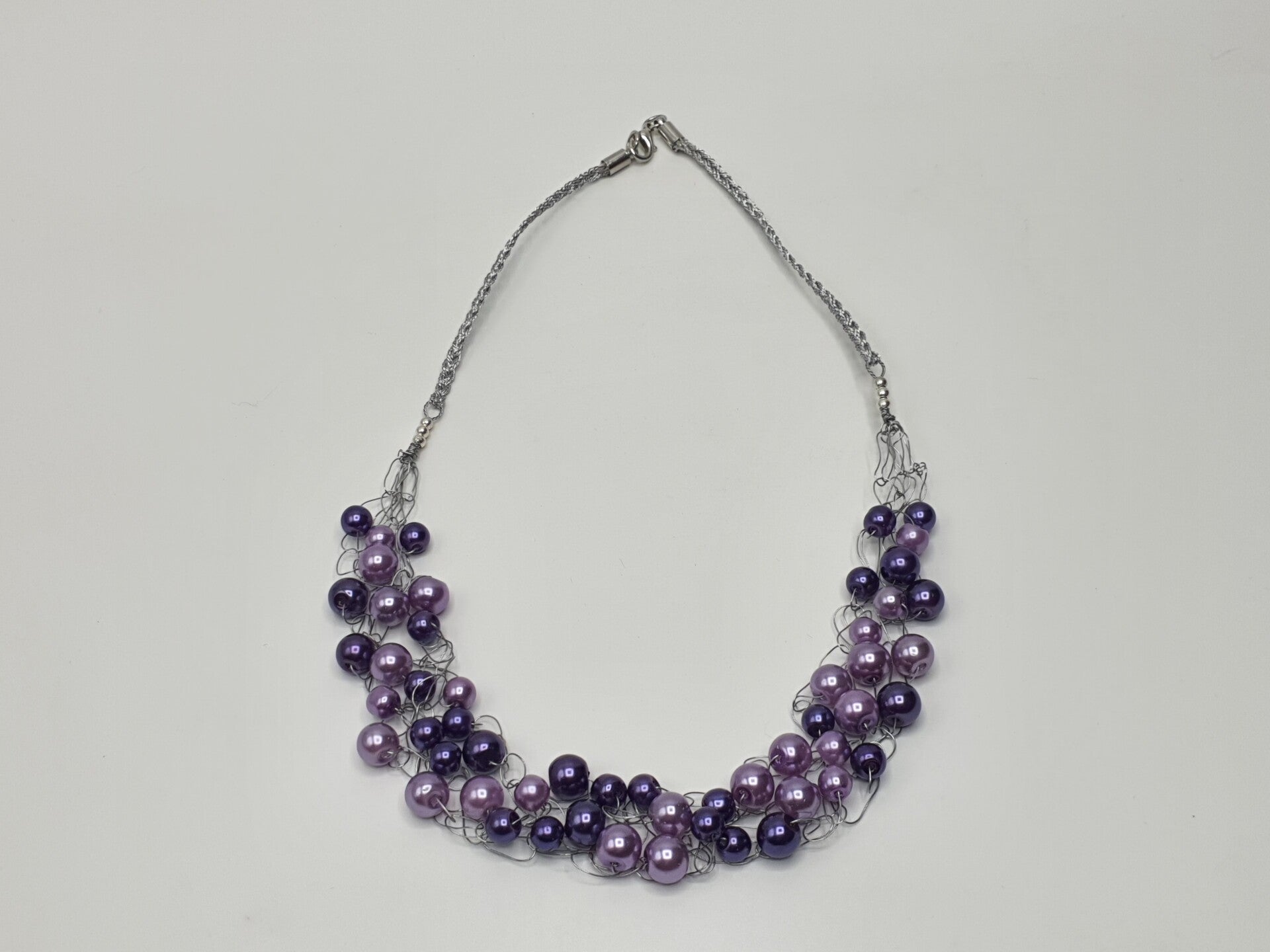 Misty Purple Pearl ketting