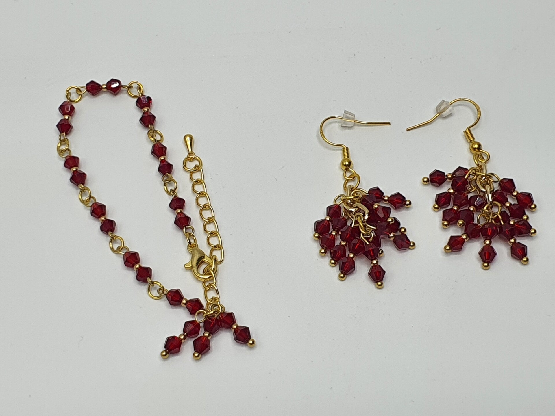 Romance - set: armband + oorbellen