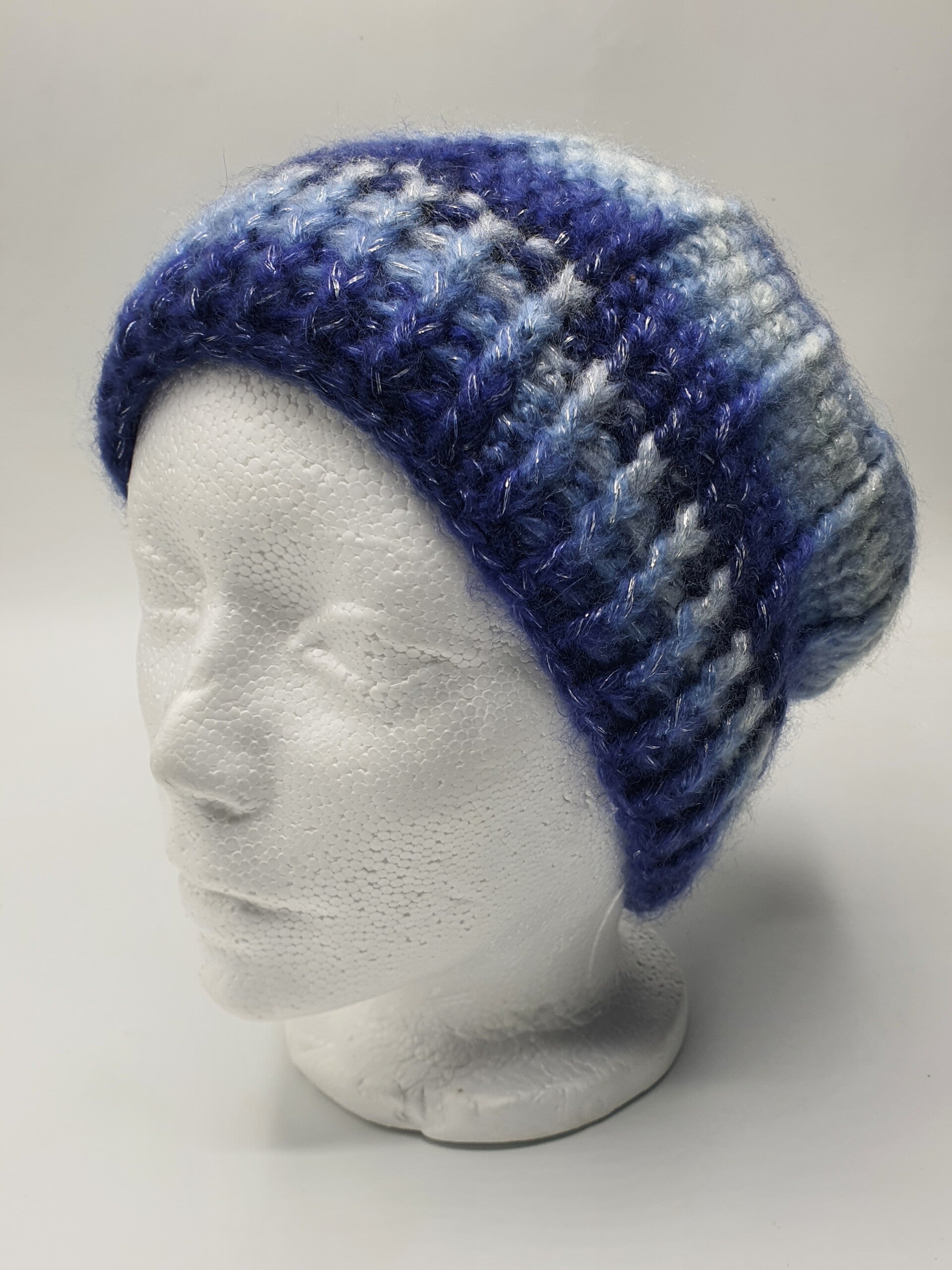 Damesmuts Space Blauw/Donkerblauw/Lichtblauw