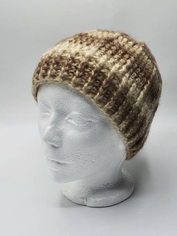 Damesmuts Space Bruin/Camel/Beige