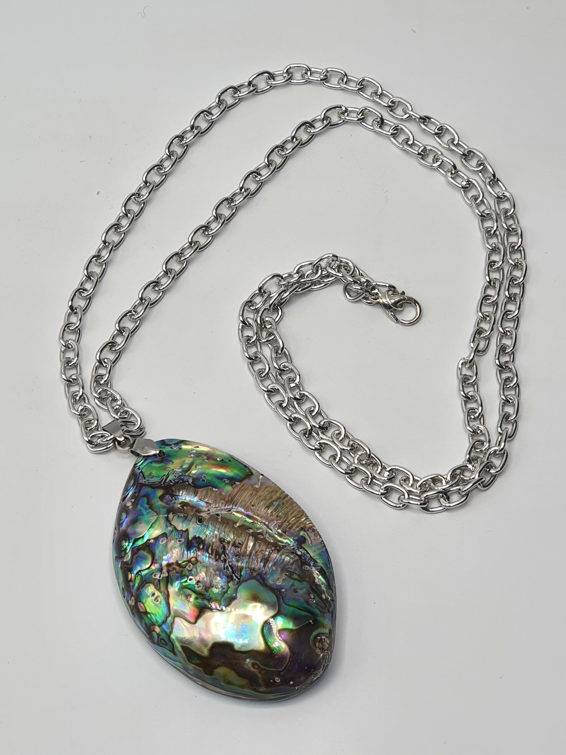 Abalone Pendant met ketting