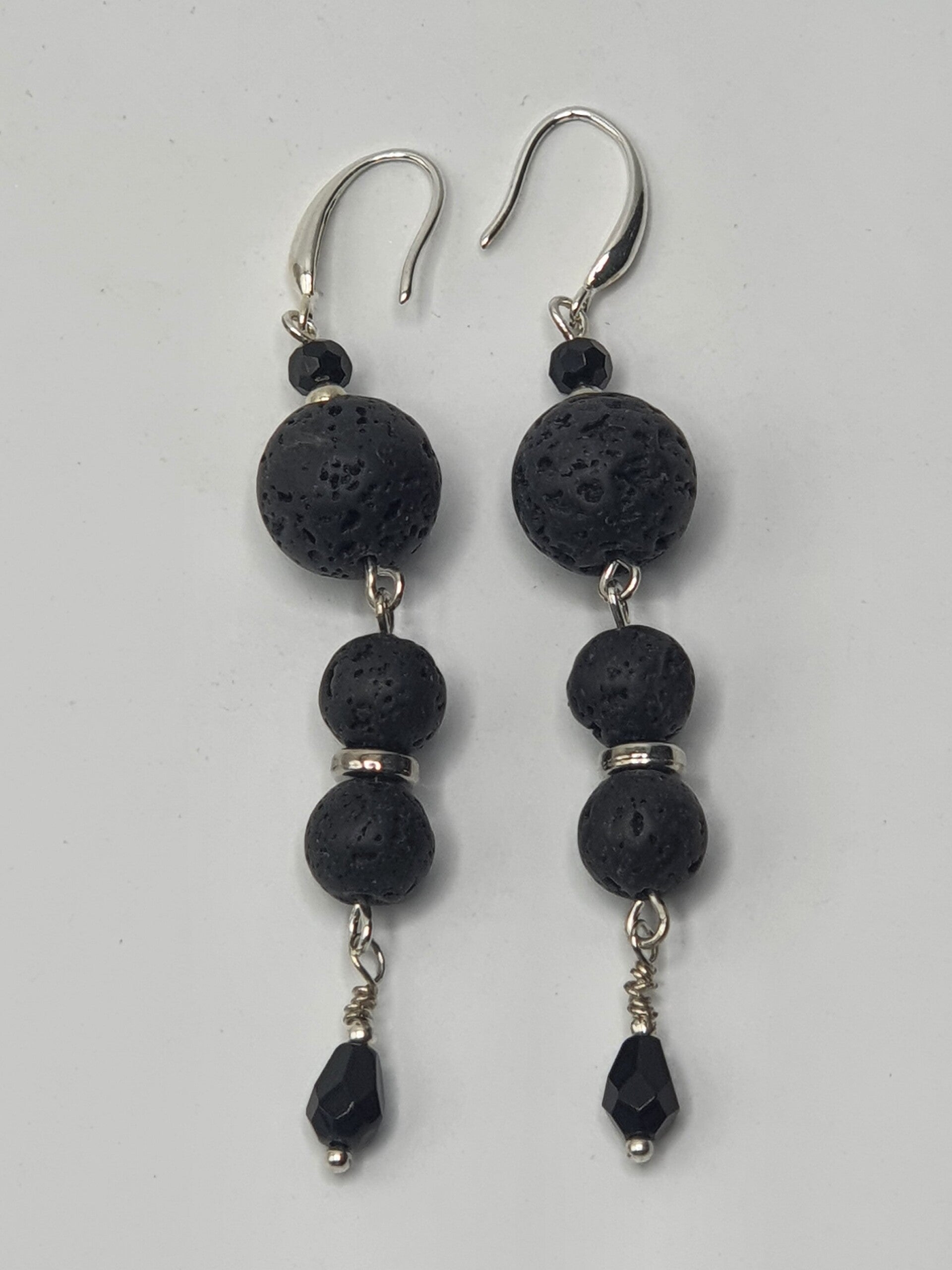 Black Night oorbellen