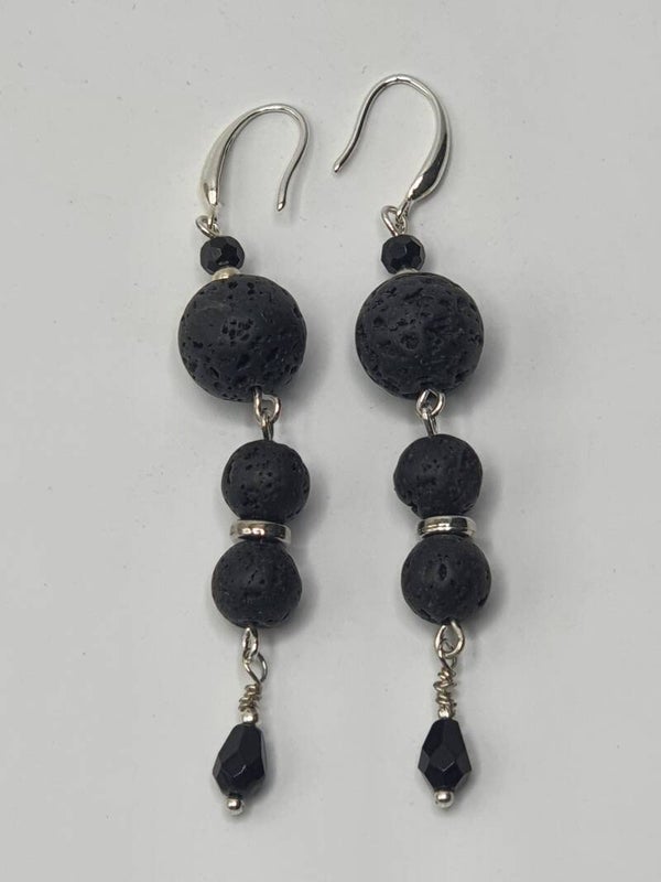 Black Night oorbellen