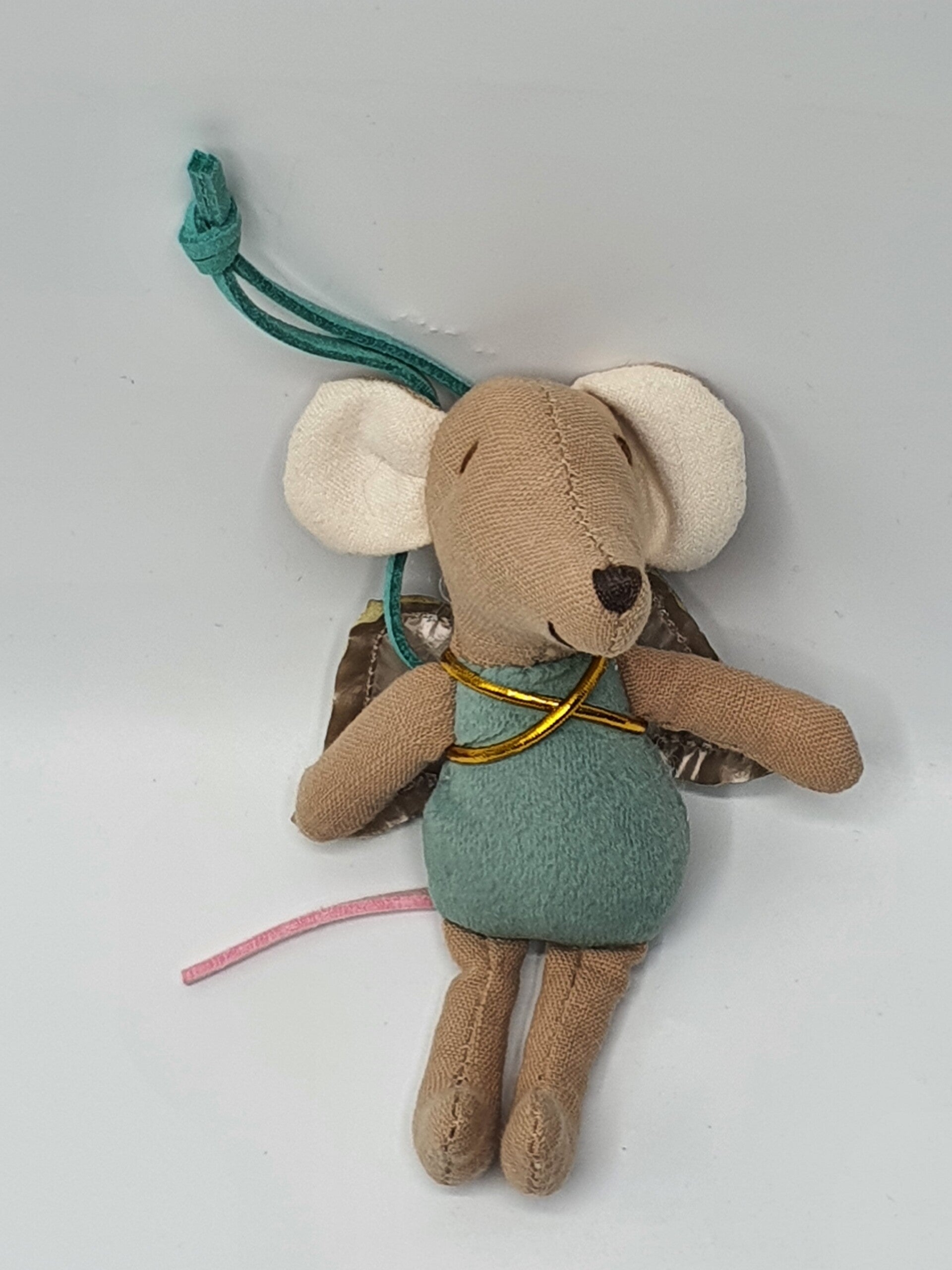 Muisje met vleugels sleutelhanger/tassenhanger