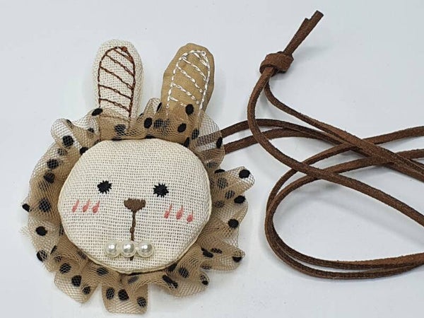 Konijnenkopje ketting