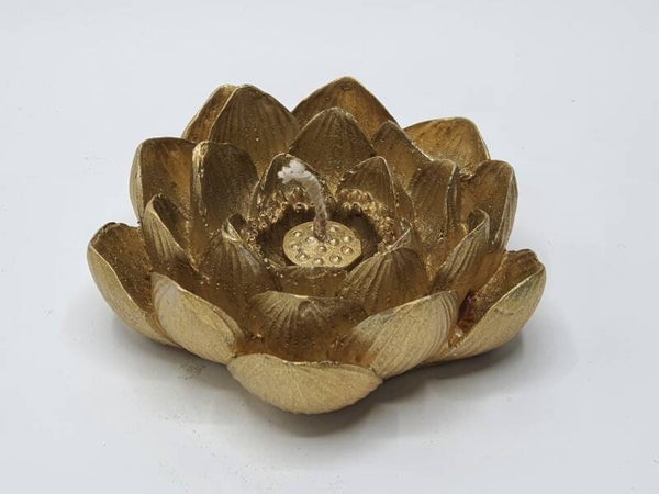 Hart Lotus bloem kaars