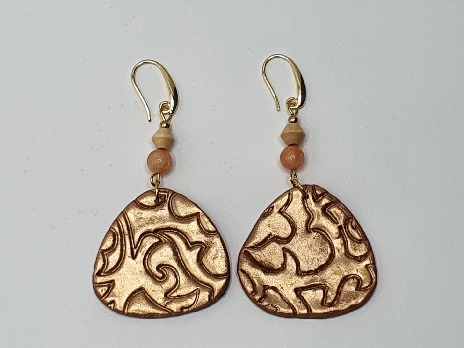 Jugendstil - breed - oorbellen