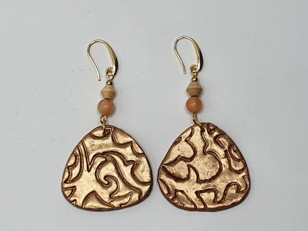 Jugendstil - breed - oorbellen