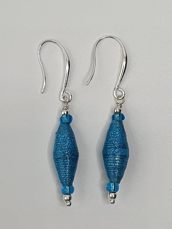 Blue Lagoon oorbellen