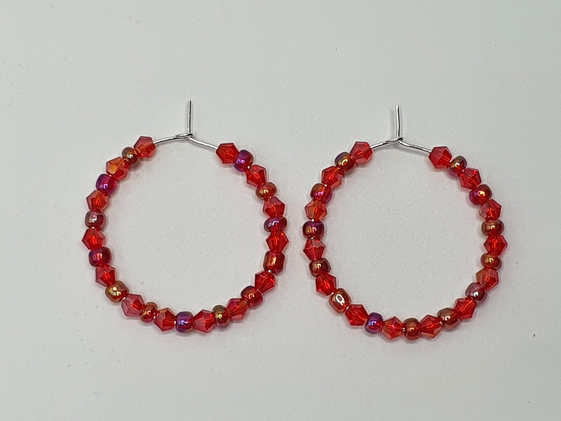 Hoop Facet oorbellen